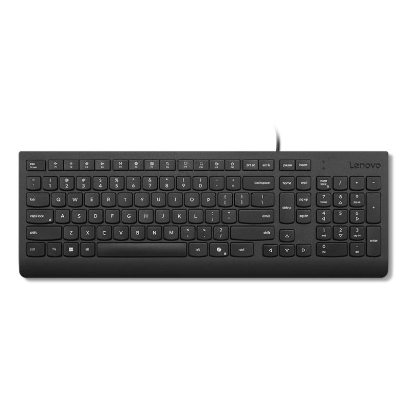 Lenovo 4Y41R64633 clavier maison/bureau USB Anglais américain Noir