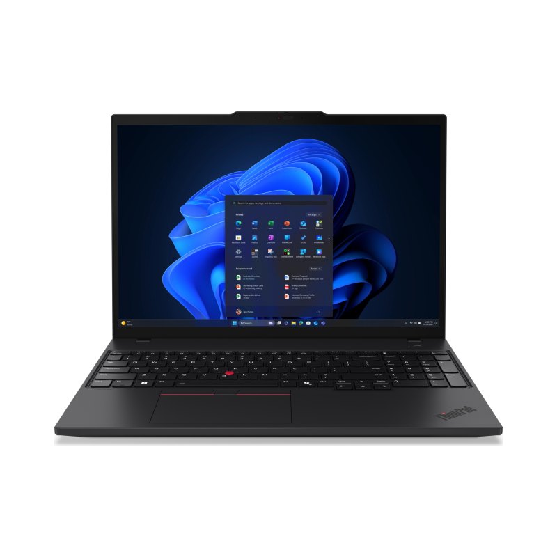 Lenovo ThinkPad T16 Gen 4 (Intel) Intel Core Ultra 7 265U Laptop 40.6 cm (16") Touchscreen WUXGA 32 GB DDR5-SDRAM 1 TB SSD Wi-Fi 7 (802.11be) Windows 11 Pro French Black
