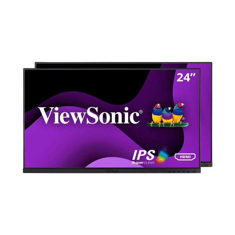 Viewsonic VG Series VG2448A-2_H2 computer monitor 61 cm (24") 1920 x 1080 pixels Full HD LED Black