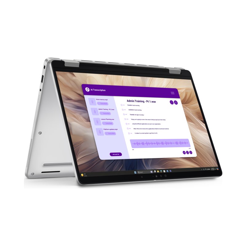 DELL Pro 14 Plus PB14250 2-in-1 Copilot+ PC Intel Core Ultra 5 236V Hybrid (2-in-1) 35.6 cm (14") Touchscreen Full HD+ 16 GB LPDDR5x-SDRAM 512 GB SSD Wi-Fi 7 (802.11be) Windows 11 Pro US English Silver