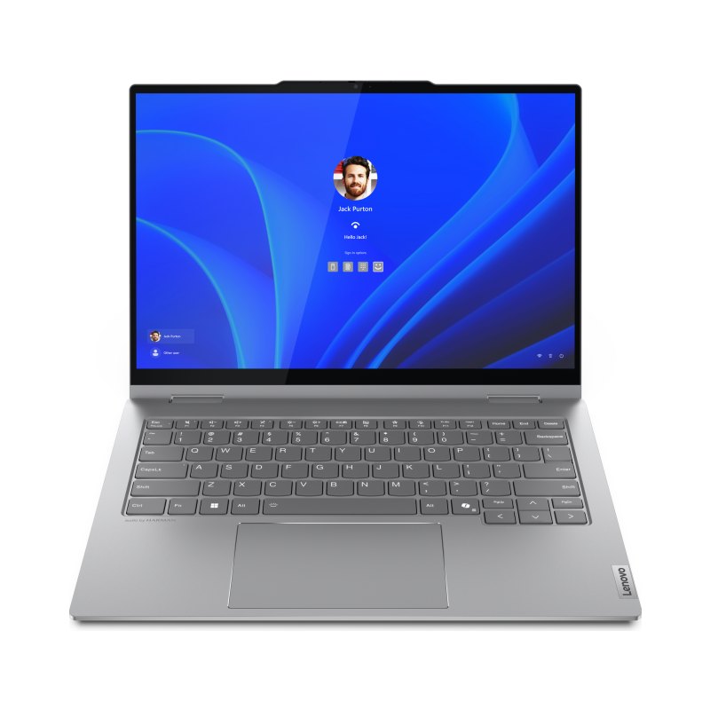 Lenovo ThinkBook 14 2-in-1 G4 IML Intel Core Ultra 5 125U Hybrid (2-in-1) 35.6 cm (14") Touchscreen WUXGA 16 GB DDR5-SDRAM 256 GB SSD Wi-Fi 6 (802.11ax) Windows 11 Pro English, French Grey