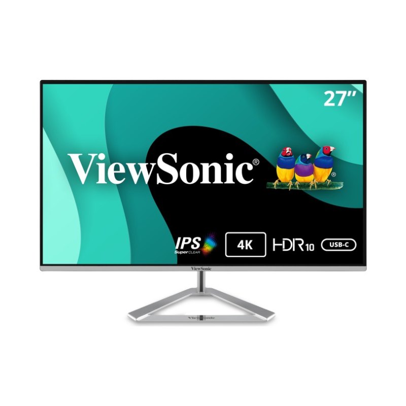 Viewsonic VX2776-4K-MHDU computer monitor 68.6 cm (27") 3840 x 2160 pixels 4K Ultra HD LED Silver