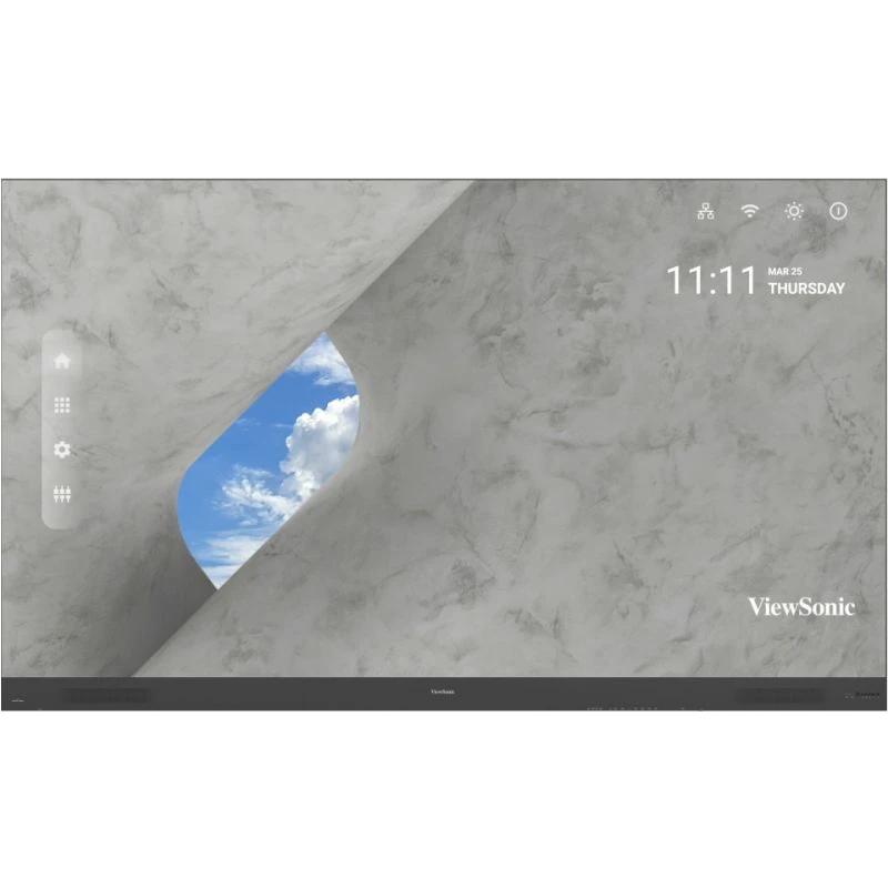Viewsonic LDP135-151 Écran d'affichage dynamique Écran plat de signalisation numérique 3,43 m (135") LED Wifi 600 cd/m² Full HD Noir Android 9.0