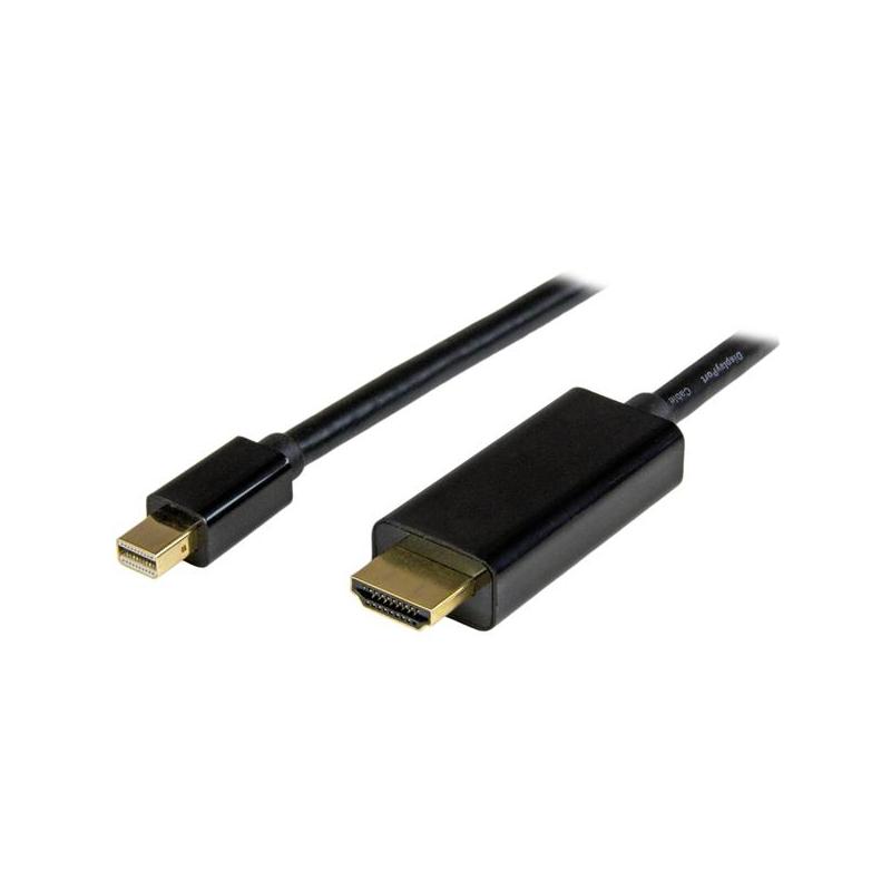 StarTech.com Câble Mini DisplayPort vers HDMI - 1m - 4K 30Hz - Câble Adaptateur Convertisseur mDP vers HDMI