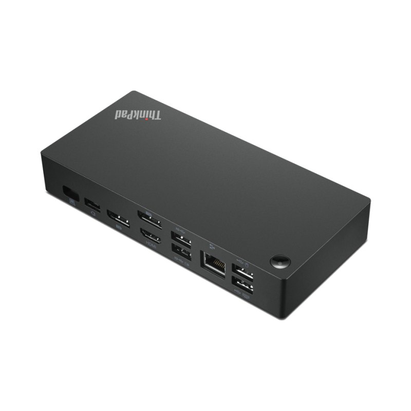 Lenovo 40AY0135US laptop dock/port replicator Wired USB 3.2 Gen 2 (3.1 Gen 2) Type-C Black