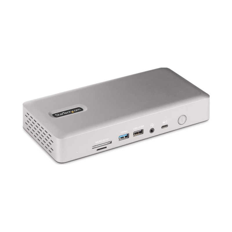 StarTech.com Thunderbolt 4 Dock - Dual 4K Macbook Pro and M4 Air, Quad Monitor 4K Windows, 16 Port 40Gbps Laptop Docking Station with 100W Charging, 2 x HDMI, 2 x DisplayPort