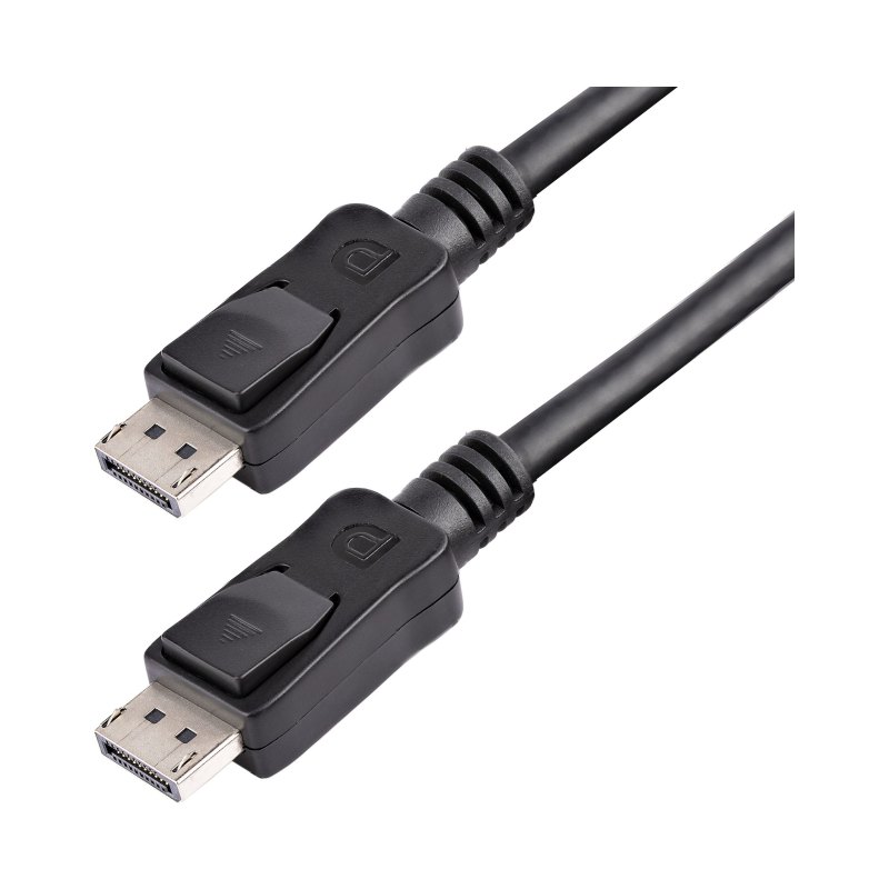 StarTech.com Câble DisplayPort 1.2 de 30cm - Câble DP Certifié VESA 4Kx2K Ultra HD - Câble Court DP à DP pour Moniteur - Cordon d'Affichage/Vidéo DP Mince - Connecteurs DP Verrouillables