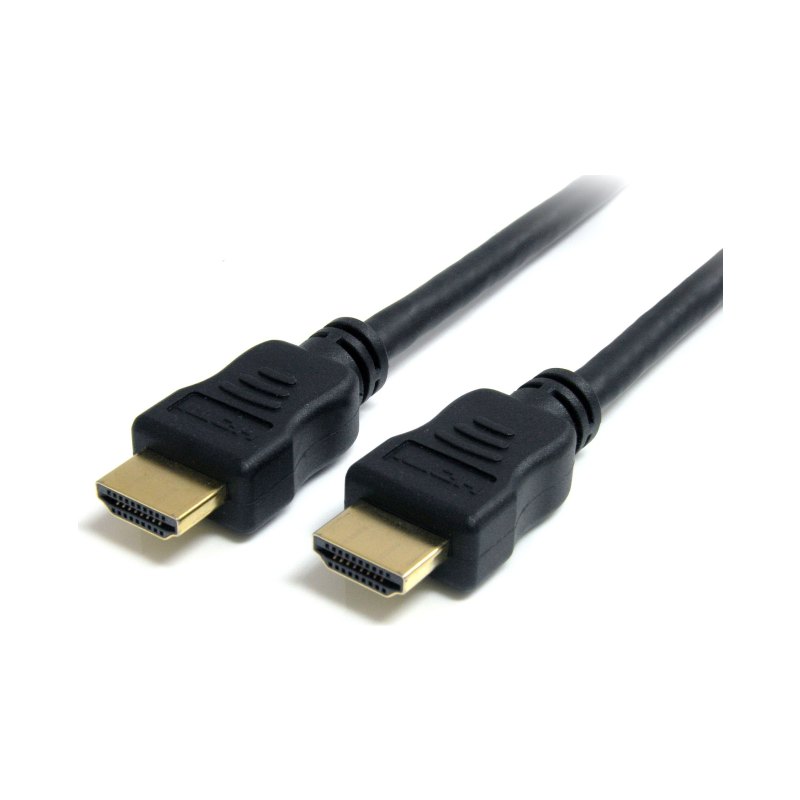 StarTech.com 3ft (91cm) HDMI Cable - 4K High Speed HDMI Cable with Ethernet - 4K 30Hz UHD HDMI Cord - 10.2 Gbps Bandwidth - HDMI 1.4 Video / Display Cable M/M 28AWG - HDCP 1.4 - Black