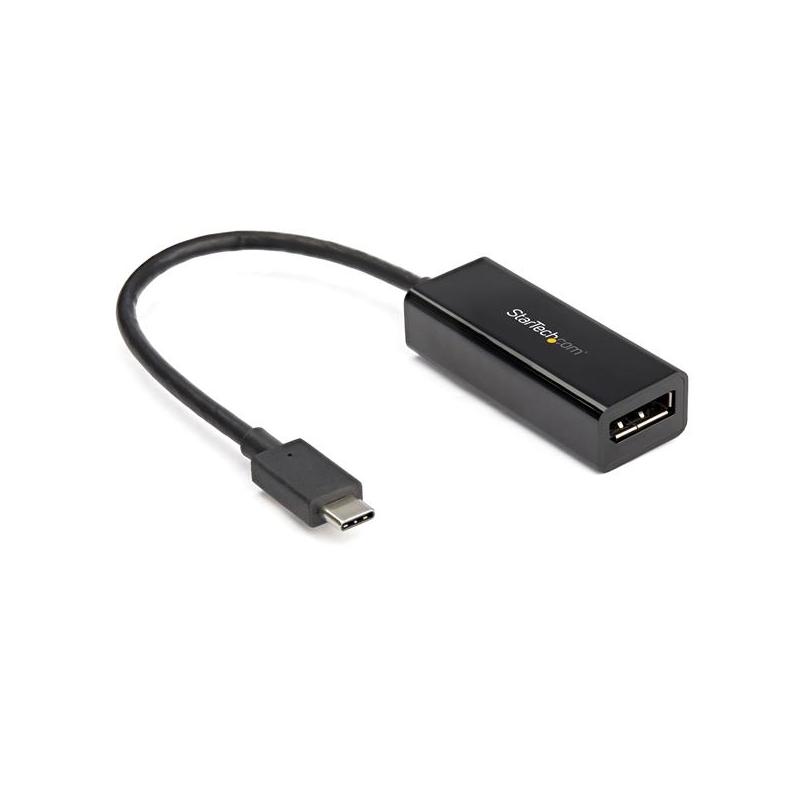 StarTech.com Adaptateur USB-C vers DisplayPort - Convertisseur Vidéo 8K/5K/4K USB Type-C vers DP 1.4 Alt Mode - HBR3/DSC/HDR - Adaptateur pour Écran Displayport 8k 30 Hz - Compatible TB3