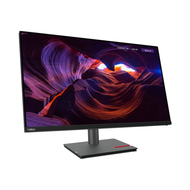 Lenovo ThinkVision P32p-30 + MC 60 computer monitor 80 cm (31.5") 3840 x 2160 pixels 4K Ultra HD LED Black
