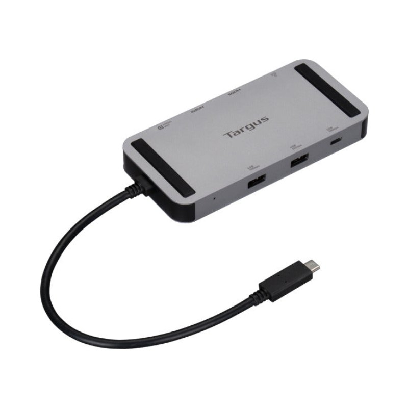 Targus DOCK429GL laptop dock/port replicator Wired USB4 Silver