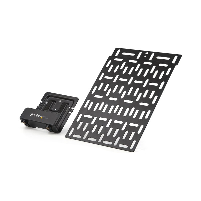 StarTech.com Universal TV Accessory Mount - Adjustable TV & Wall Mount Bracket - Media Players/Router/Modem/AV Switches & Extenders/Apple TV - Hidden Cable Box Mount Behind TV - 11lb (5kg)