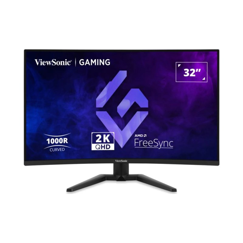 Viewsonic 32" Curved Gaming Monitor computer monitor 81.3 cm (32") 2560 x 1440 pixels Quad HD LCD Black