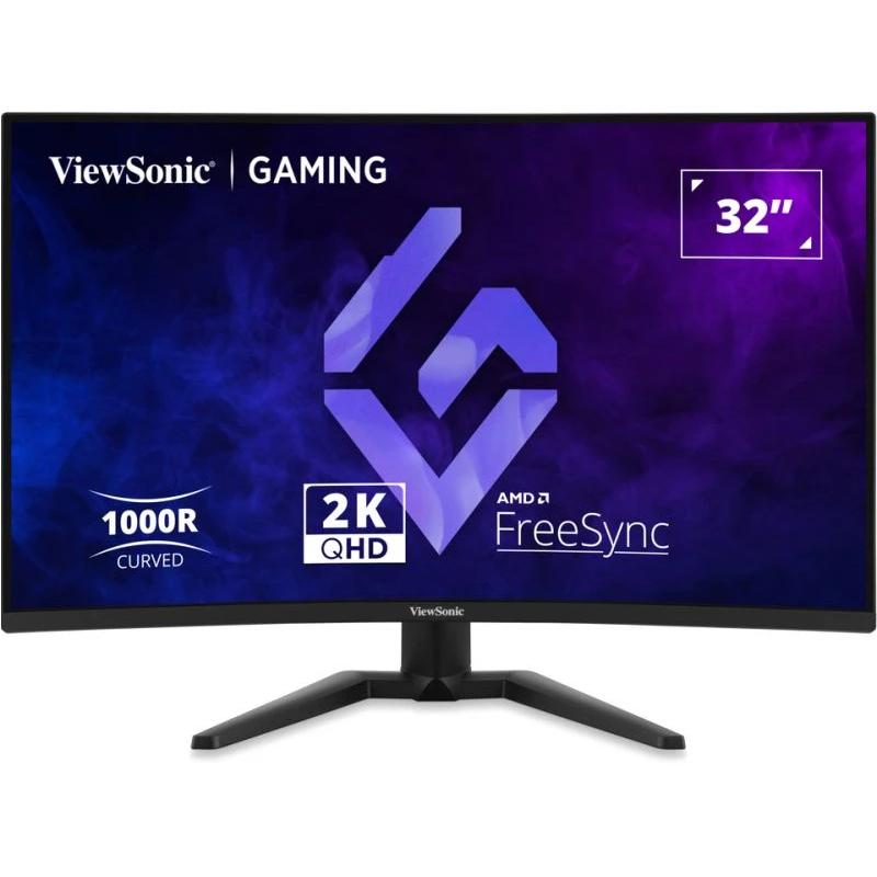 Viewsonic 32" Curved Gaming Monitor écran plat de PC 81,3 cm (32") 2560 x 1440 pixels Quad HD LCD Noir