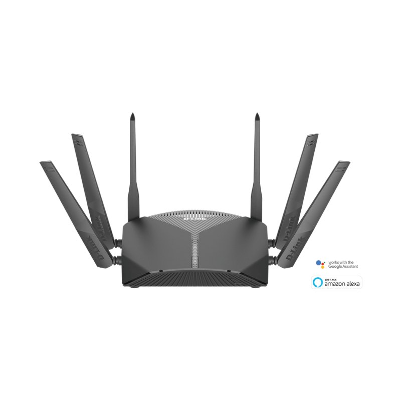 D-Link DIR-3040 wireless router Gigabit Ethernet Tri-band (2.4 GHz / 5 GHz / 5 GHz) Grey