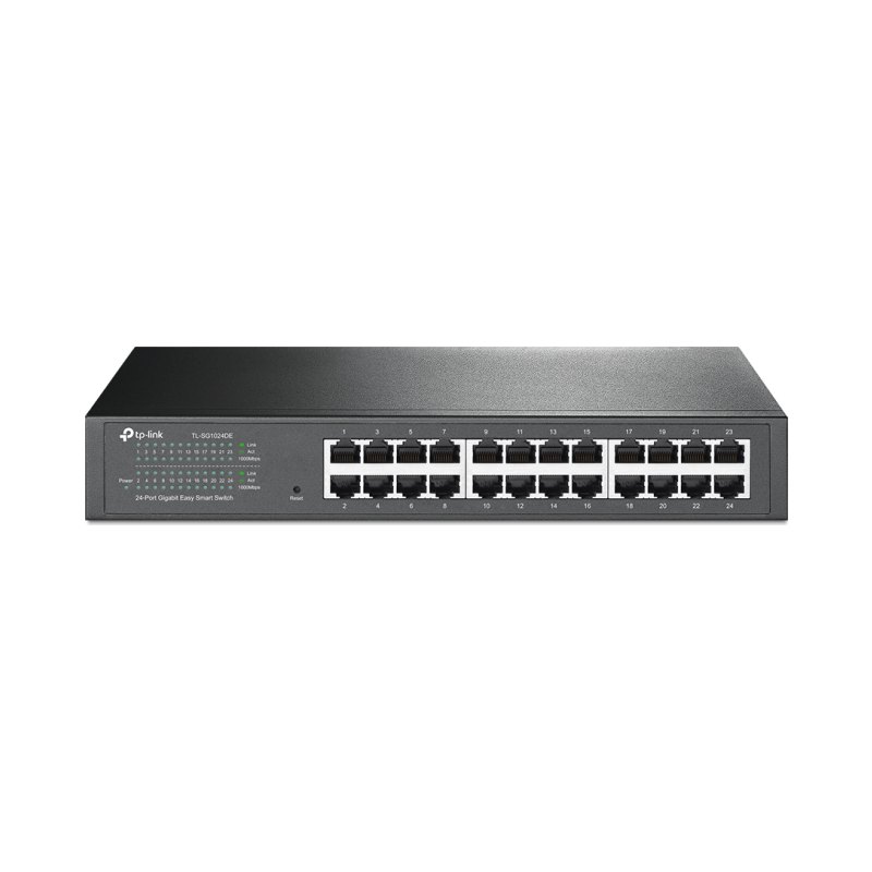 TP-Link TL-SG1024DE network switch Managed L2 Gigabit Ethernet (10/100/1000) Black
