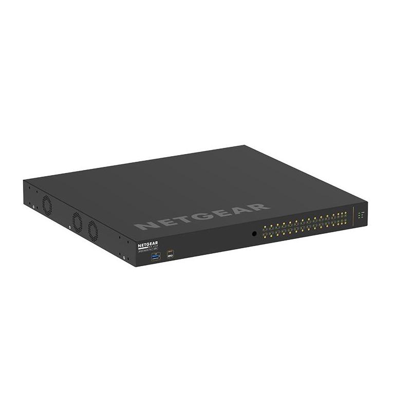 NETGEAR GSM4230PX Géré L2/L3/L4 Gigabit Ethernet (10/100/1000) Connexion Ethernet, supportant l'alimentation via ce port (PoE) Noir