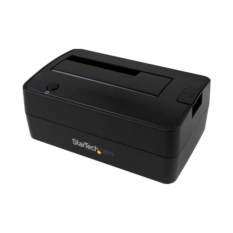 StarTech.com Single Bay USB 3.1 to SATA Hard Drive Docking Station, USB 3.1 (10 Gbps) Hard Drive Dock, External 2.5/3.5" SATA III HDD/SSD Docking Station, Top-Loading Hard Drive Bay