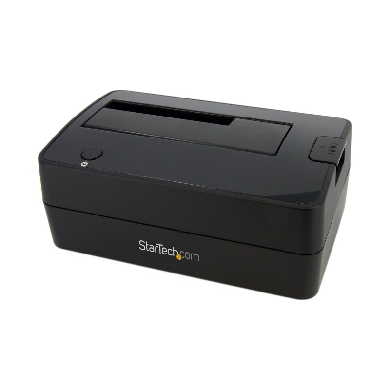 StarTech.com Single Bay USB 3.0 to SATA Hard Drive Docking Station, USB 3.0 (5 Gbps) Hard Drive Dock, External 2.5/3.5" SATA I/II/III HDD/SSD Docking Station, Top-Loading Hard Drive Bay