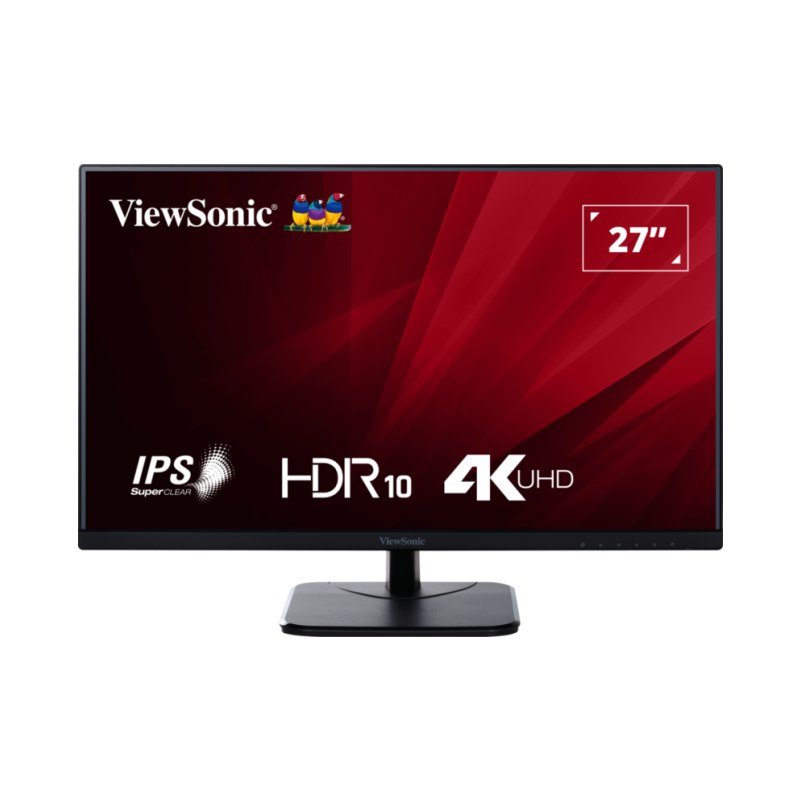 Viewsonic VA2756-4K-MHD computer monitor 68.6 cm (27") 3840 x 2160 pixels 4K Ultra HD LED Black
