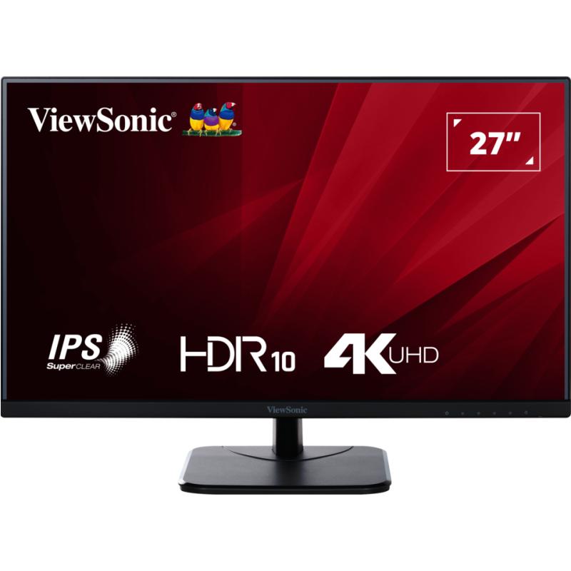 Viewsonic VA2756-4K-MHD écran plat de PC 68,6 cm (27") 3840 x 2160 pixels 4K Ultra HD LED Noir
