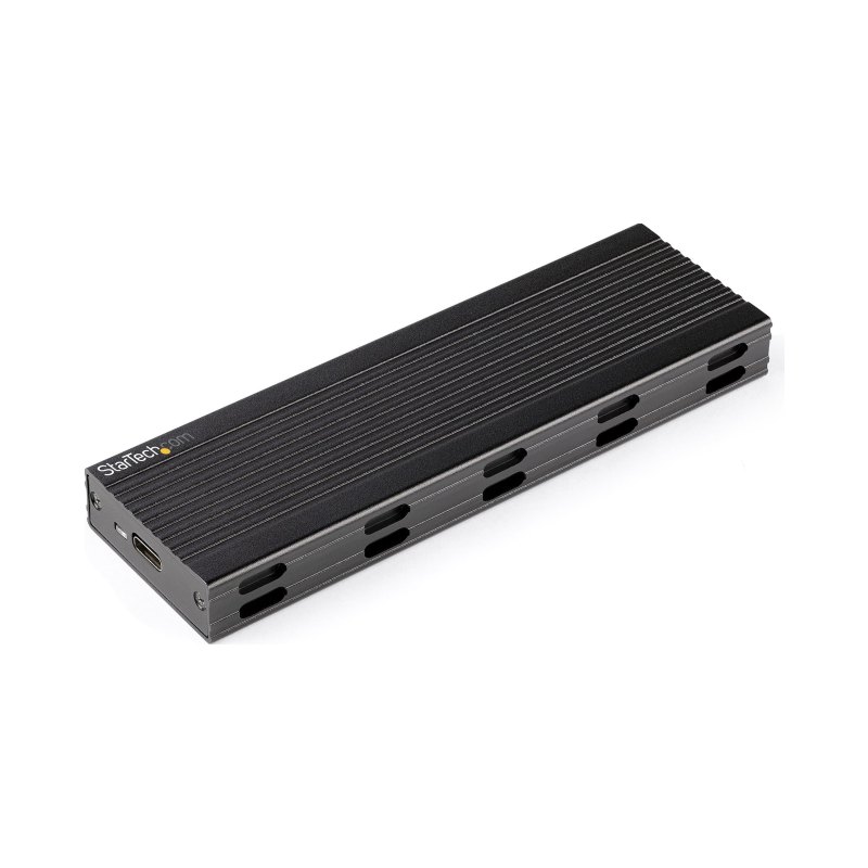 StarTech.com Boitier USB-C 10Gbps vers M.2 NVMe ou M.2 SATA SSD - Boitier Aluminium Externe Portable M.2 PCIe/SATA NGFF SSD - Câbles Hôte USB Type-C & USB-A - Compatible 2230/2242/2260/2280
