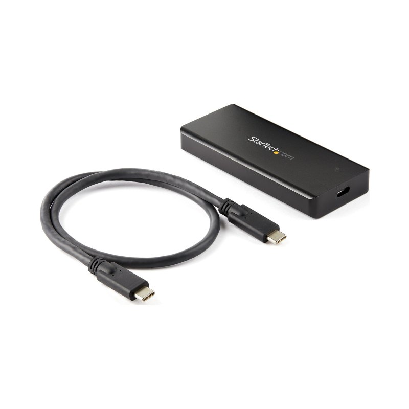 StarTech.com USB-C 10Gbps M.2 NVMe PCIe SSD Enclosure - Rugged Aluminum External M.2 PCIe M-Key Case IP67 Rated - 1GB/s Read/Write - Supports 2230/2242/2260/2280 - TB3 Compatible - Mac/PC - TAA