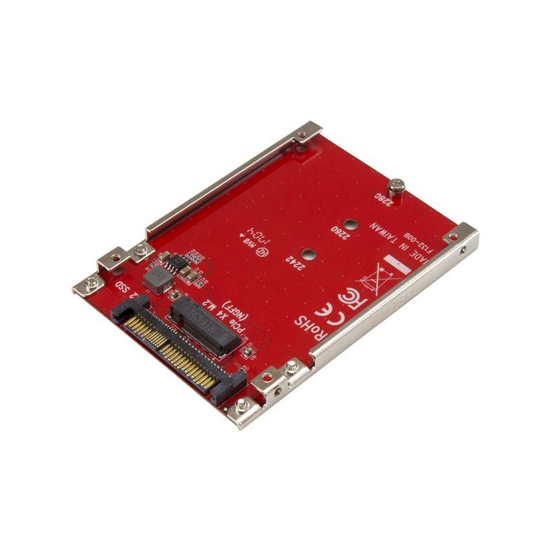 StarTech.com Adaptateur M.2 PCI-e NVMe vers U.2 (SFF-8639) - Non Compatible avec les Disques SATA ou les Contrôleurs SAS - Pour SSD M.2 PCIe NVMe - Adaptateur Hôte PCIe M.2 vers U.2 - Convertisseur SSD M2