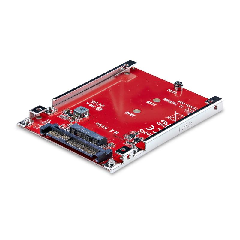 StarTech.com Adaptateur M.2 vers U.3 pour Disque SSD M.2 NVMe - Adaptateur/Convertisseur Hôte PCIe M.2 vers U.3 2,5" (SFF-TA-1001), Conforme TAA - Facteur de Disque 2,5"