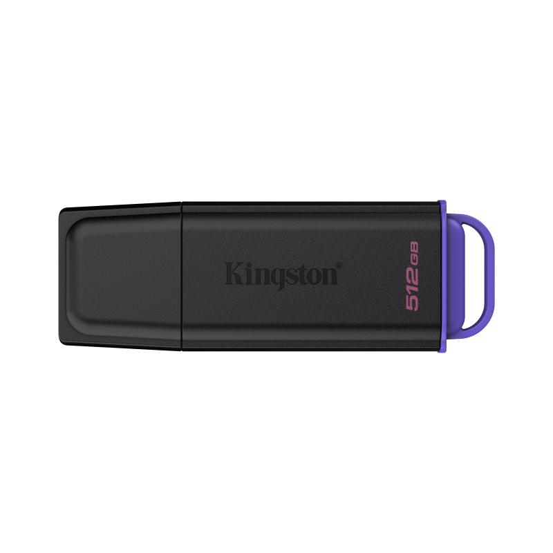 Kingston Technology DataTraveler 512GB Portable USB 3.2 Gen 1 Exodia Black/Purple
