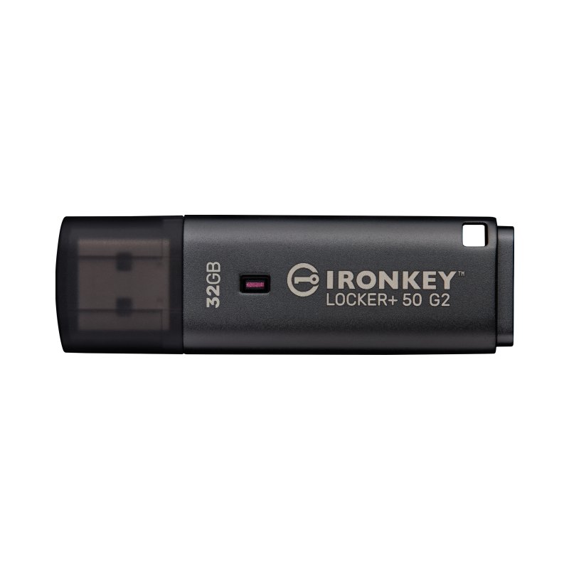 Kingston Technology IronKey 32GB Locker Plus 50 G2, FIPS 197, AES-256