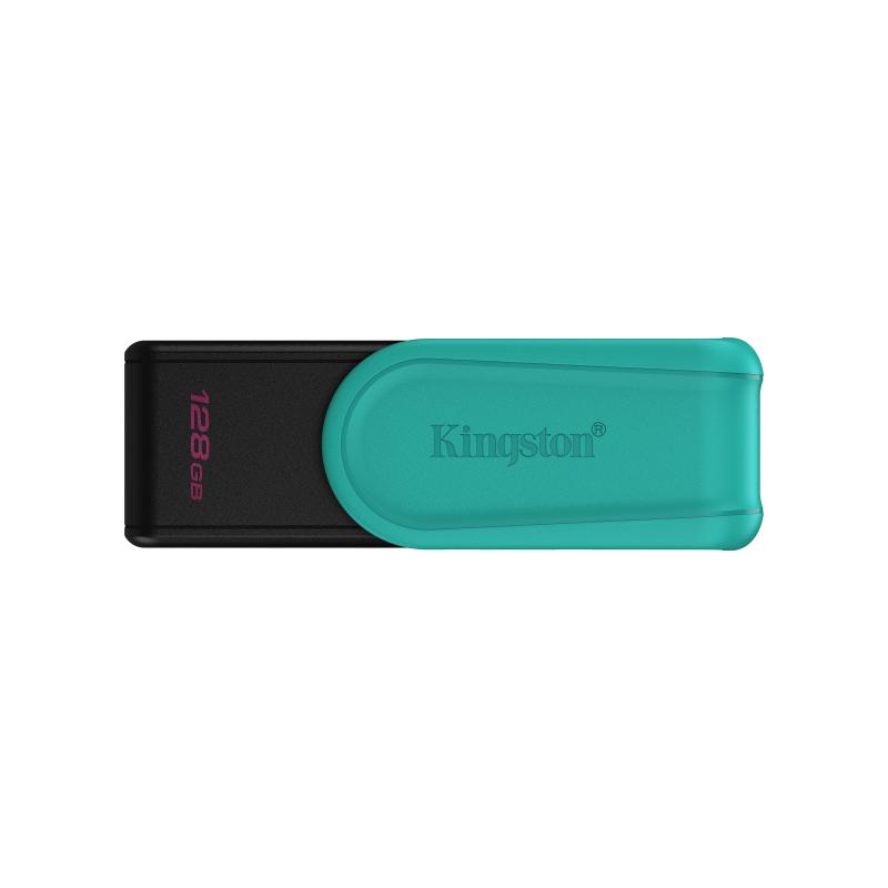 Kingston Technology DataTraveler 128GB Portable USB 3.2 Gen 1 Exodia S (Noir/Turquoise)