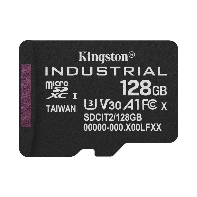 Kingston Technology 128GB microSDXC Industrial C10 A1 pSLC Card Single Pack w/o Adapter