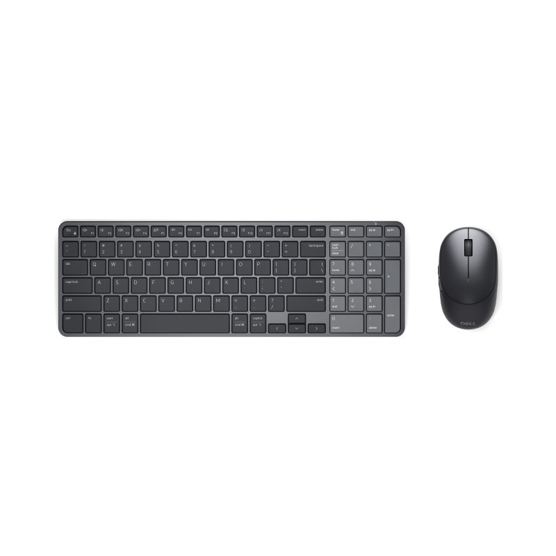 DELL Pro 7 KM746 keyboard Mouse included Universal RF Wireless + Bluetooth Canadian Graphite