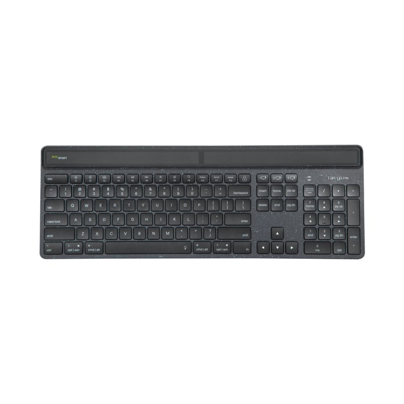 Targus Energy Harvesting EcoSmart keyboard Office Bluetooth Black