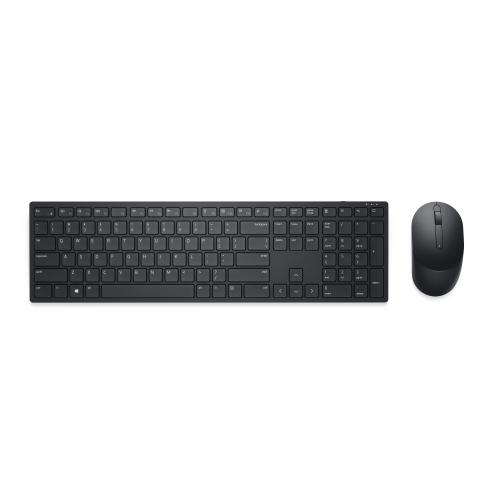 DELL KM5221W keyboard Mouse included Office RF Wireless Canadian Black
