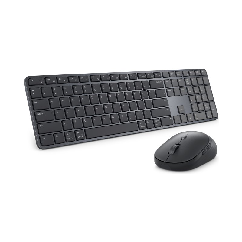 DELL Pro 7 Slim KM726 keyboard Mouse included Home/Office RF Wireless + Bluetooth Canadian Black