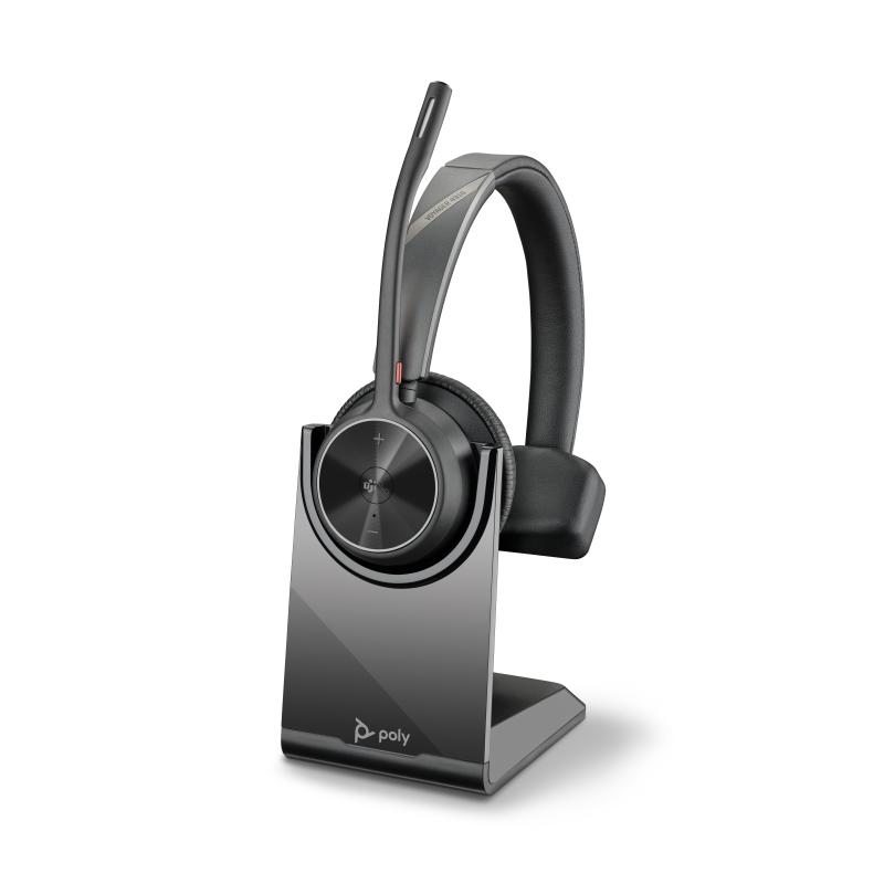 HP Poly Micro-casque Poly Voyager 4310-M certifié Microsoft Teams USB-C + dongle BT700 + base de chargement