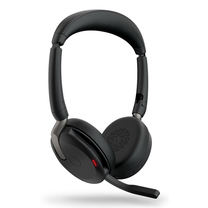 Jabra Evolve2 65 Flex Casque Sans fil Arceau Bureau/Centre d'appels USB Type-C Bluetooth Socle de chargement