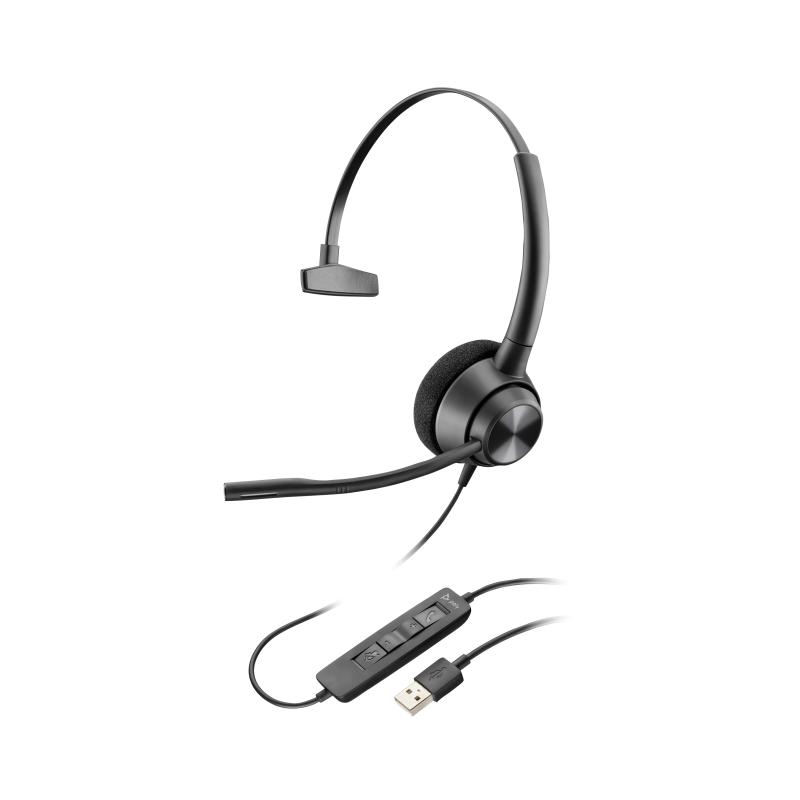 HP Poly Casque à oreille simple (monaural) Poly EncorePro 310 USB-A TAA