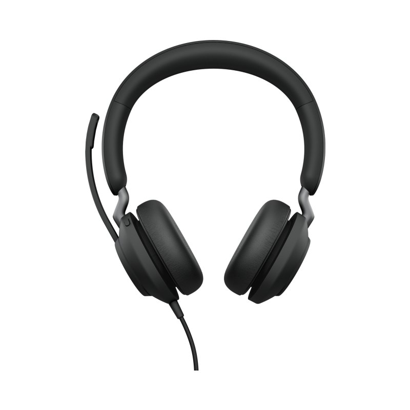 Jabra Evolve2 40 SE MS Stereo Headset Wired Head-band Calls/Music USB Type-C / USB Type-A Black