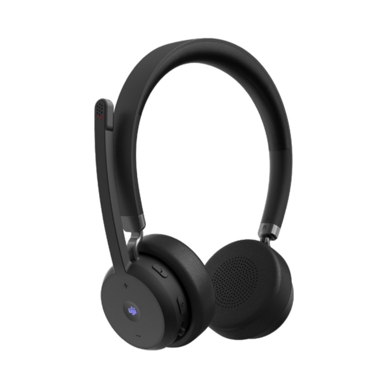 Lenovo Wireless VoIP Headset Head-band Office/Call center Bluetooth Black
