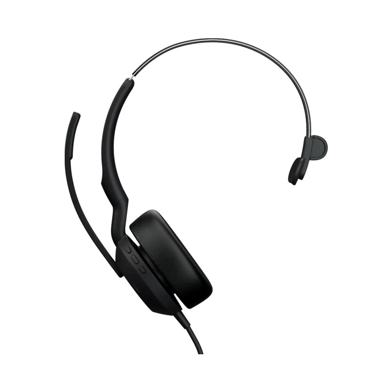 Jabra Evolve2 50 Headset Wired Head-band Office/Call center USB Type-C / USB Type-A Bluetooth Black