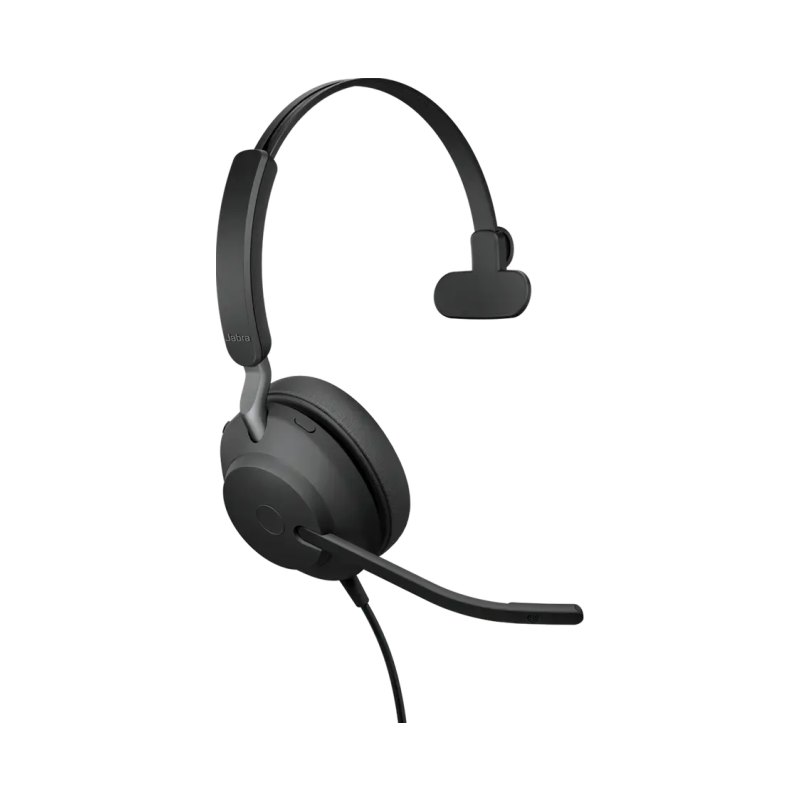 Jabra Evolve2 40 SE Headset Wired Head-band Calls/Music USB Type-C / USB Type-A Black