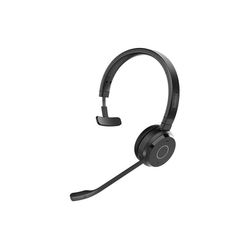 Jabra Evolve 65 TE Casque Sans fil Arceau Bureau/Centre d'appels Bluetooth Noir