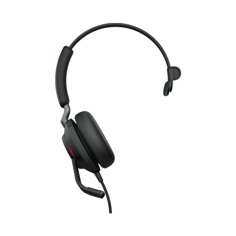 Jabra Evolve2 40 SE MS Mono Headset Wired Head-band Calls/Music USB Type-C / USB Type-A Black