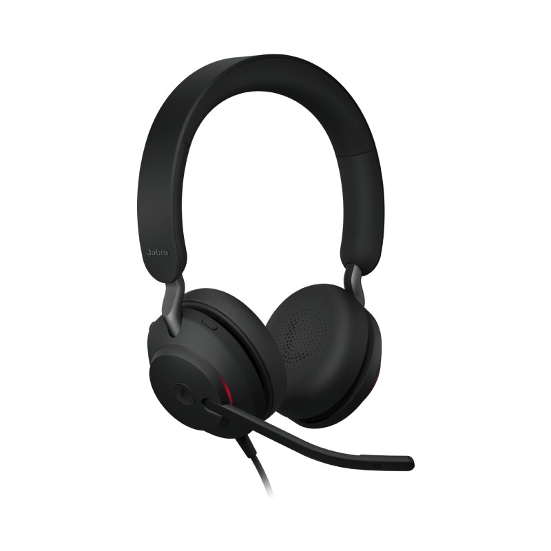 Jabra Evolve2 40 SE Headset Wired Head-band Calls/Music USB Type-C / USB Type-A Black