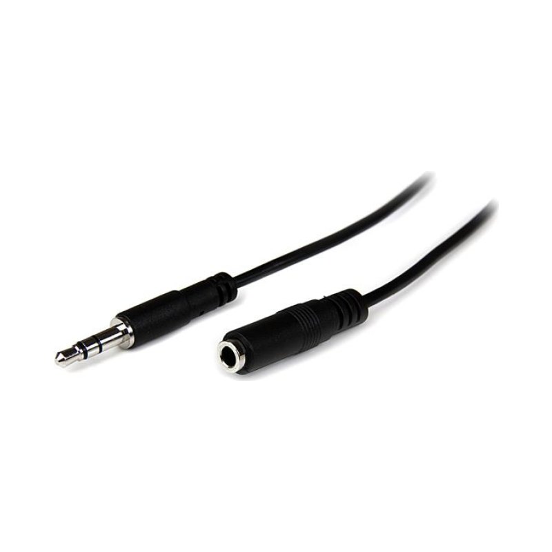 StarTech.com Câble Jack 3,5mm Mâle / Femelle - Rallonge Casque Audio Stéréo Mini Jack - 2 m