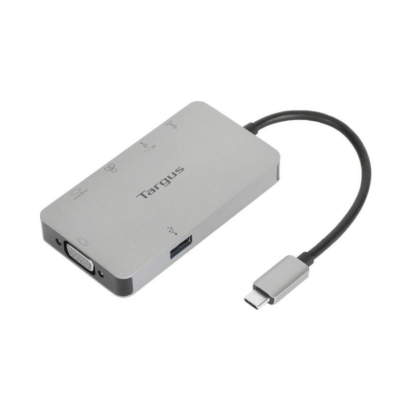 Targus DOCK419USZ laptop dock/port replicator Wired USB 3.2 Gen 1 (3.1 Gen 1) Type-C Grey