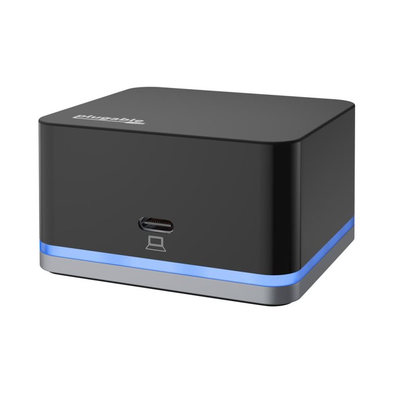 Plugable Technologies PLUGABLE USB C CUBE - MINI DOCK Wired USB 3.2 Gen 1 (3.1 Gen 1) Type-C Black